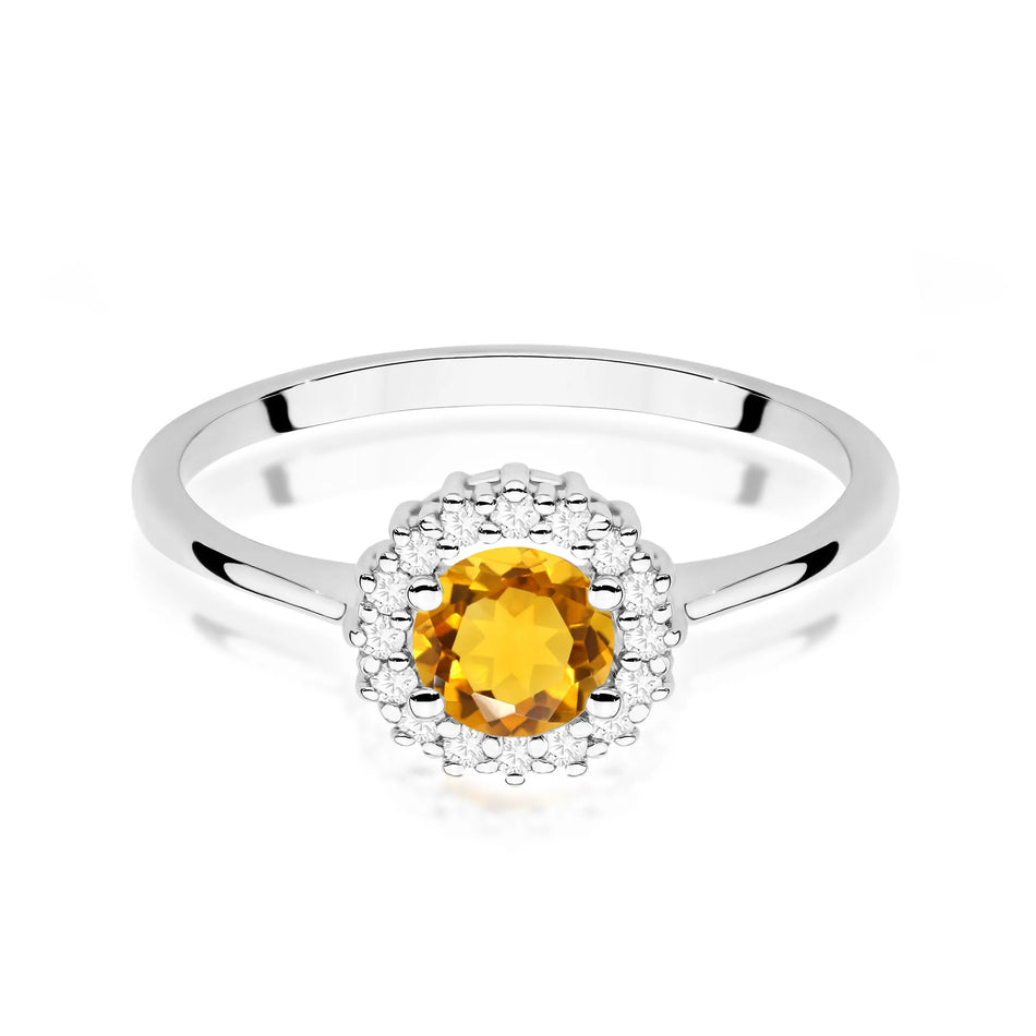 gold-ring-050ct-citrine-and-diamonds-flower