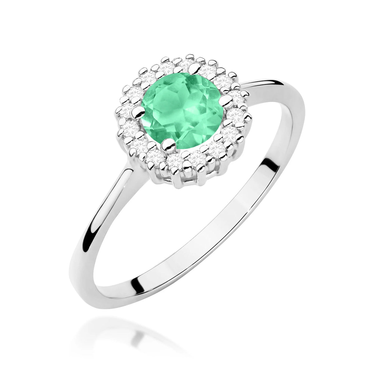 zlatý-prsten-0,50ct-smaragd-a-diamanty-květina