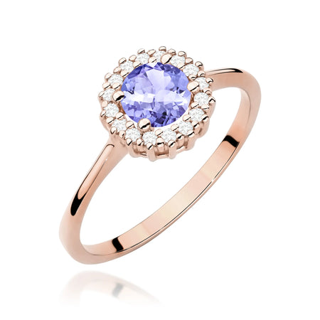 gold-ring-050ct-tanzanite-and-diamonds-flower