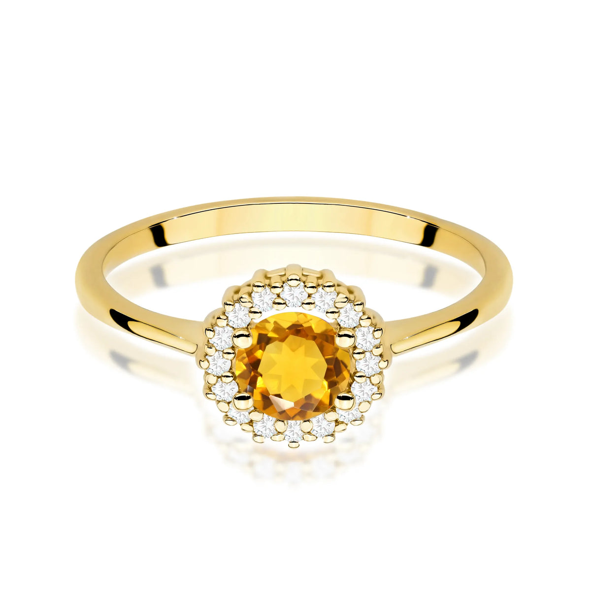 zlatý-prsten-0,50ct-citrín-a-diamanty-květina
