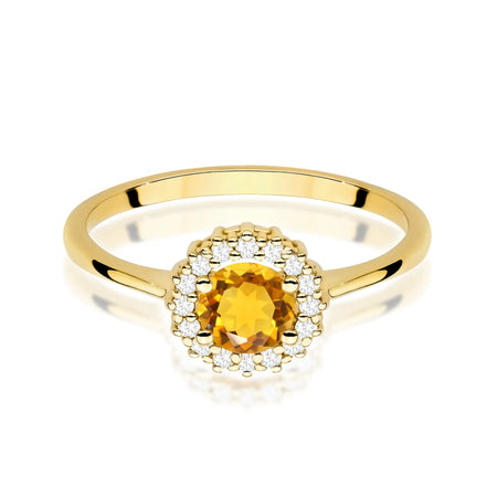 gold-ring-050ct-citrine-and-diamonds-flower