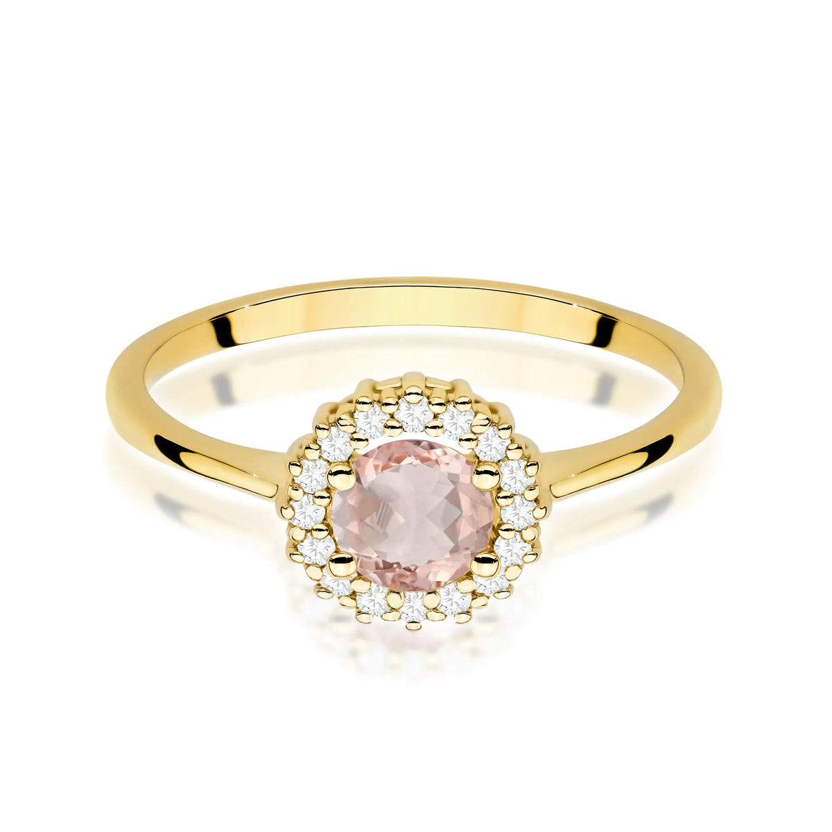 zlatý prsten s 0,40ct morganitem a 0,14ct diamanty w0572-mop-01