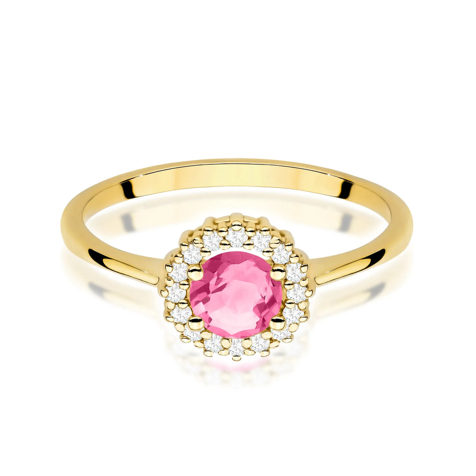 gold-ring-060ct-pink-topaz-and-diamonds-flower