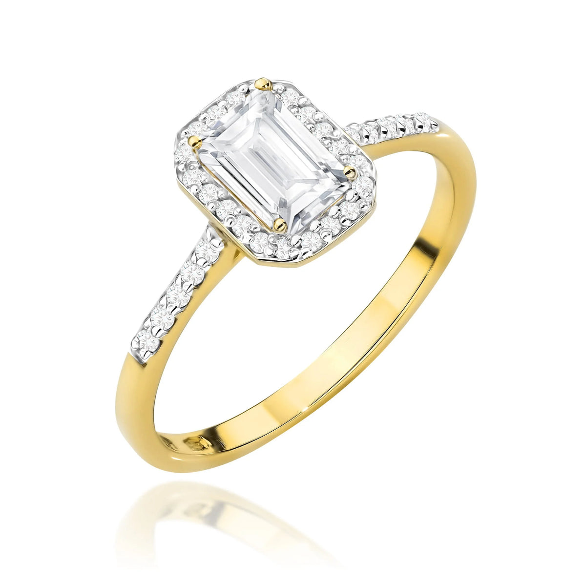 zlatý prsten s laboratorními diamanty 0,60 ct a 0,186 ct w0575-ldw-01