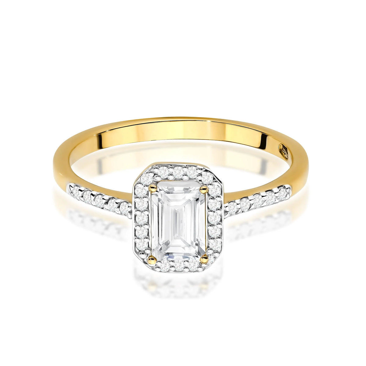 zlatý prsten s laboratorními diamanty 0,60 ct a 0,186 ct w0575-ldw-01