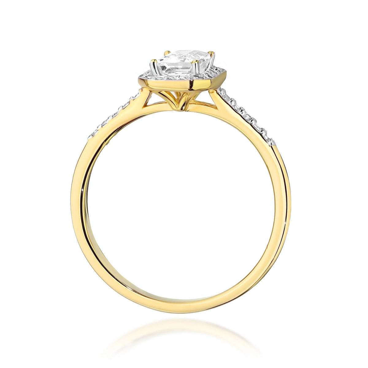 zlatý prsten s laboratorními diamanty 0,60 ct a 0,186 ct w0575-ldw-01