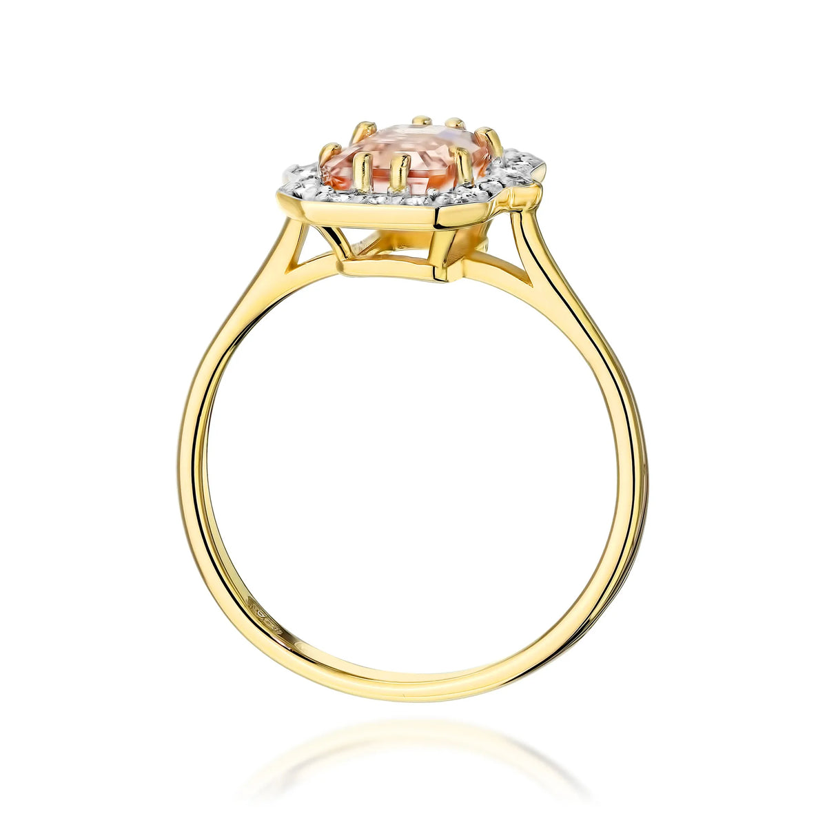 zlatý prsten s 1,00ct morganitem a 0,172ct diamanty w0576-mop-01