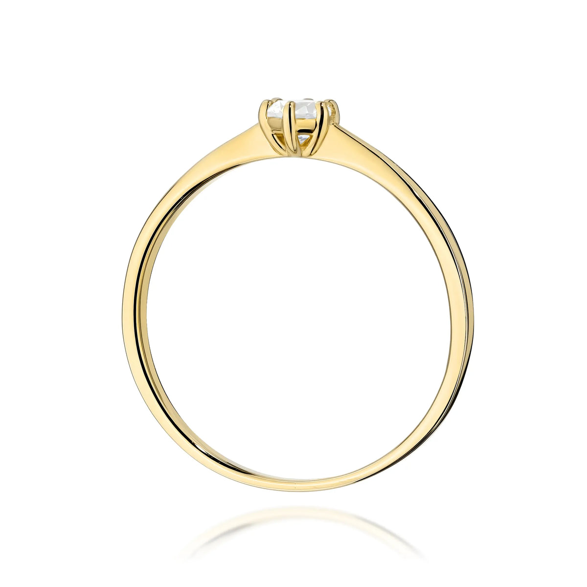 zlatý prsten s diamantem 0,15 ct w0579-diw-02