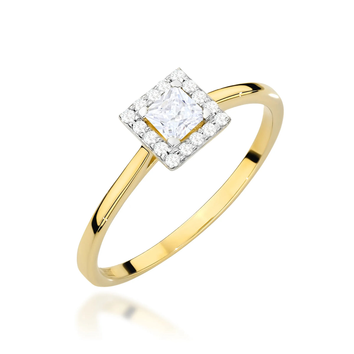 zlatý prsten s diamanty 0,15 ct a 0,08 ct w0590-diw-01