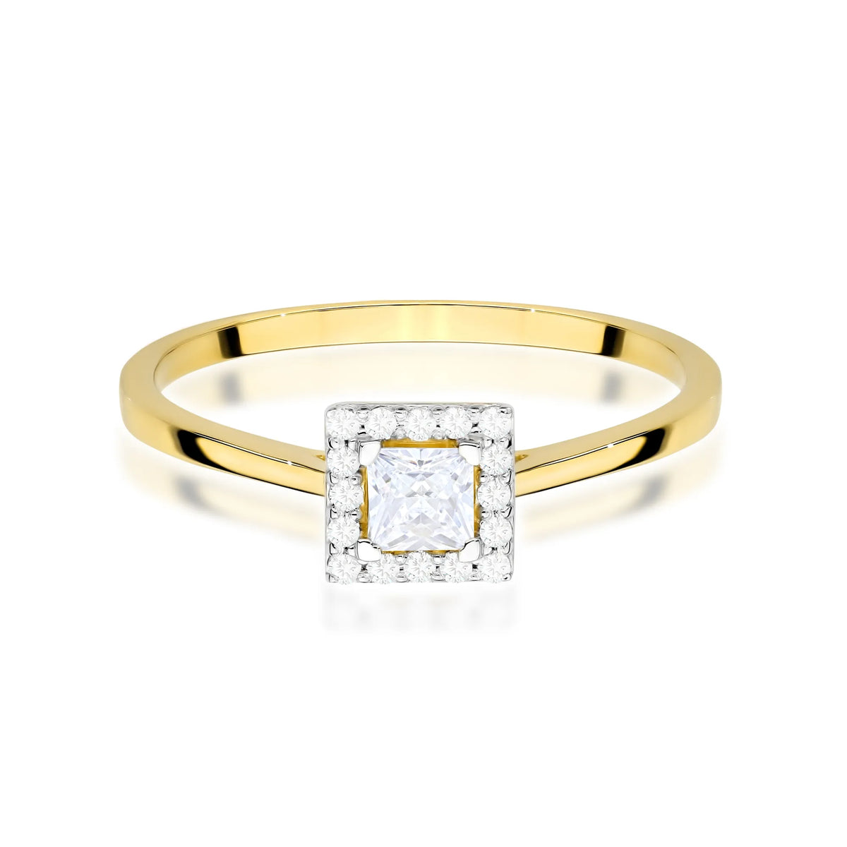 zlatý prsten s diamanty 0,15 ct a 0,08 ct w0590-diw-01