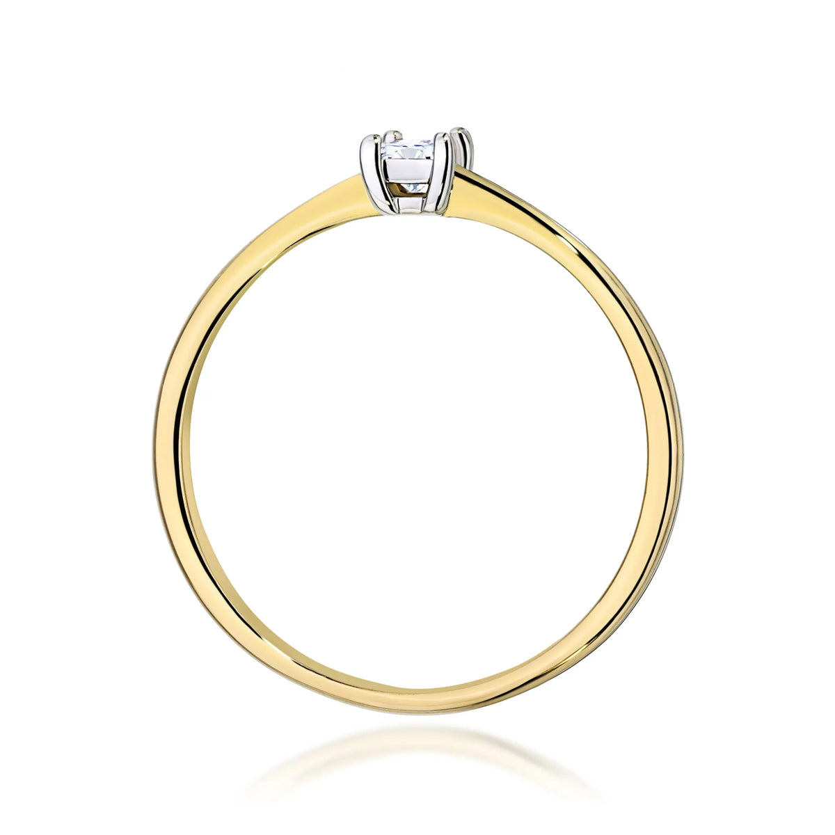 zlatý prsten s diamantem 0,15 ct w0592-diw-01