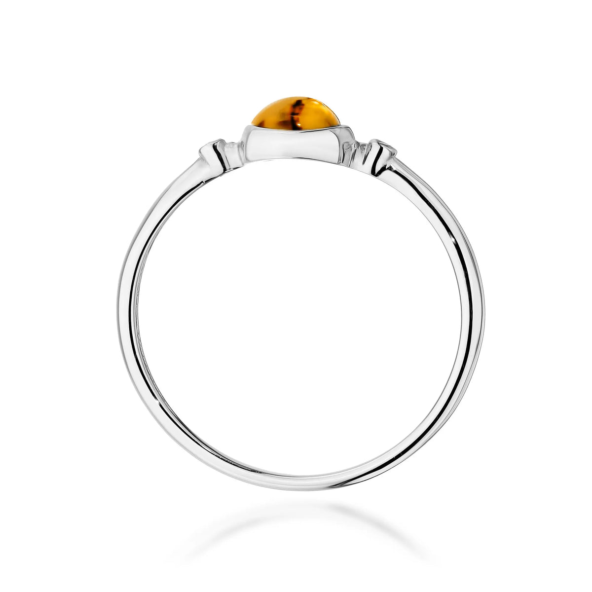 zlatý prsten s 0,60ct žlutým turmalínem a 0,01ct diamanty w0597-tmy-01