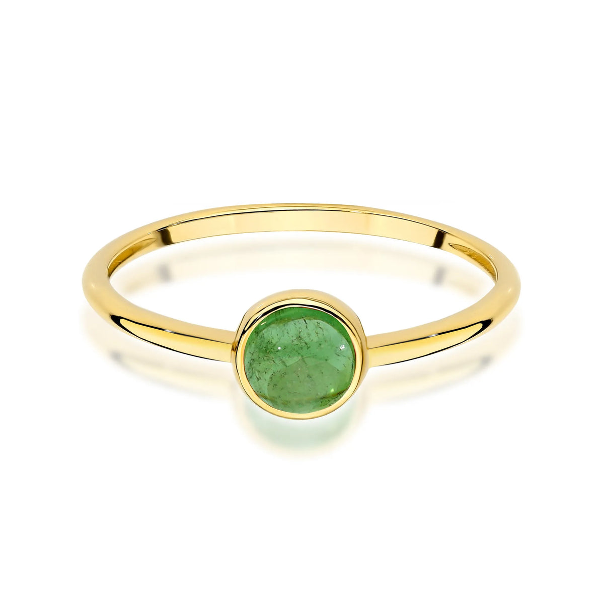 zlatý prsten s 1,00ct zeleným turmalínem w0598-tmg-01