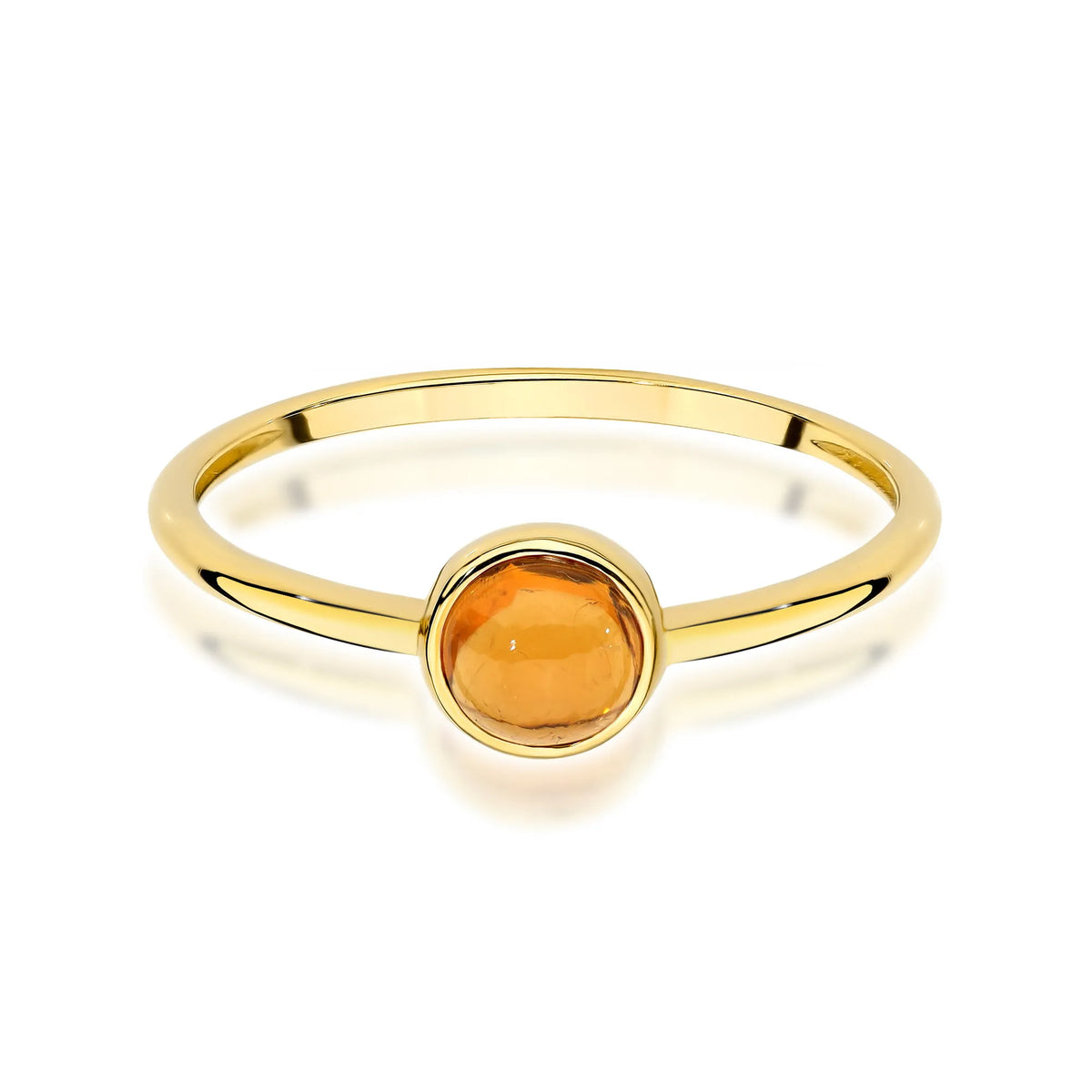 zlatý prsten s 1,00ct žlutým turmalínem w0598-tmy-01