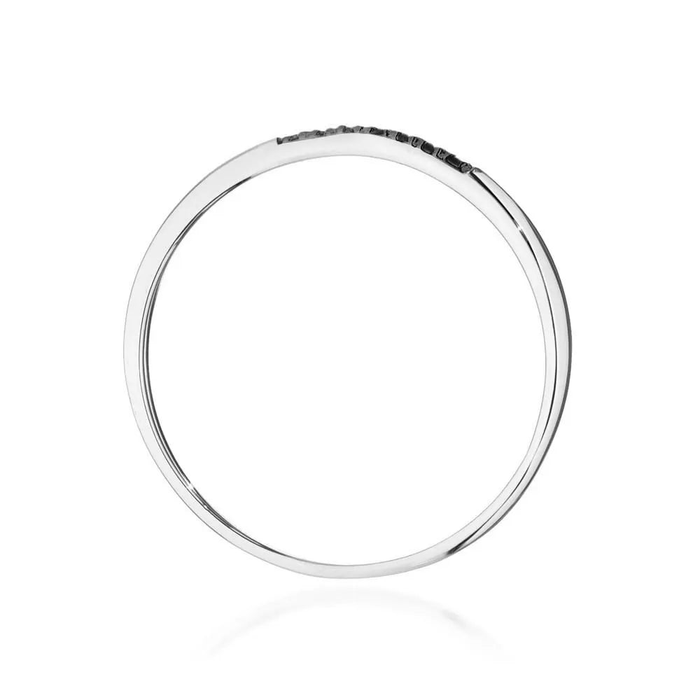 zlatý prsten s 0,035 ct černými diamanty w0607-dib-02