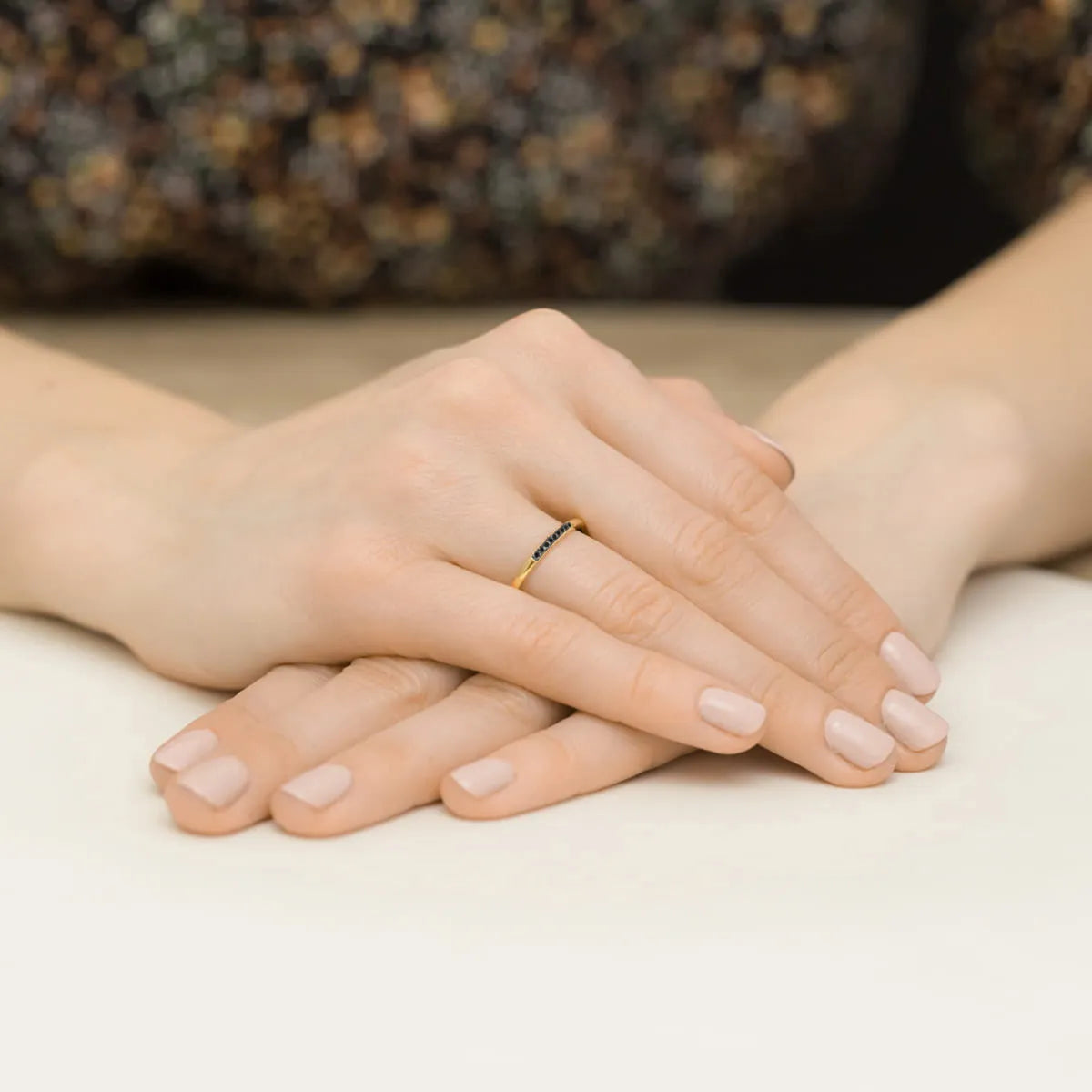 zlatý prsten s 0,035 ct černými diamanty w0607-dib-02