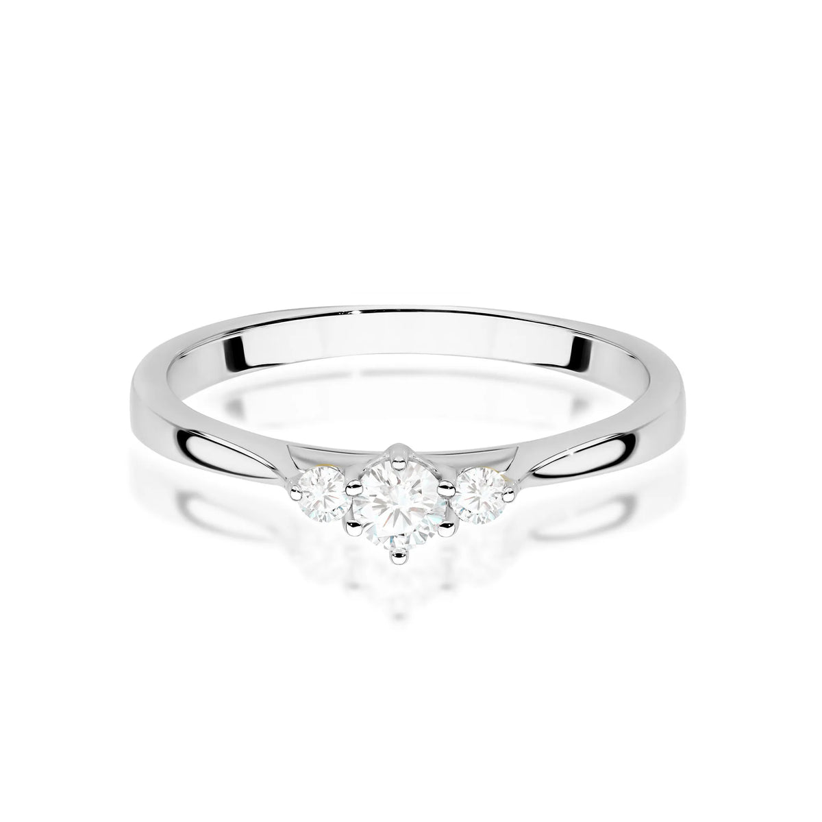 zlatý prsten s diamanty 0,13 ct a 0,06 ct w0608-diw-01