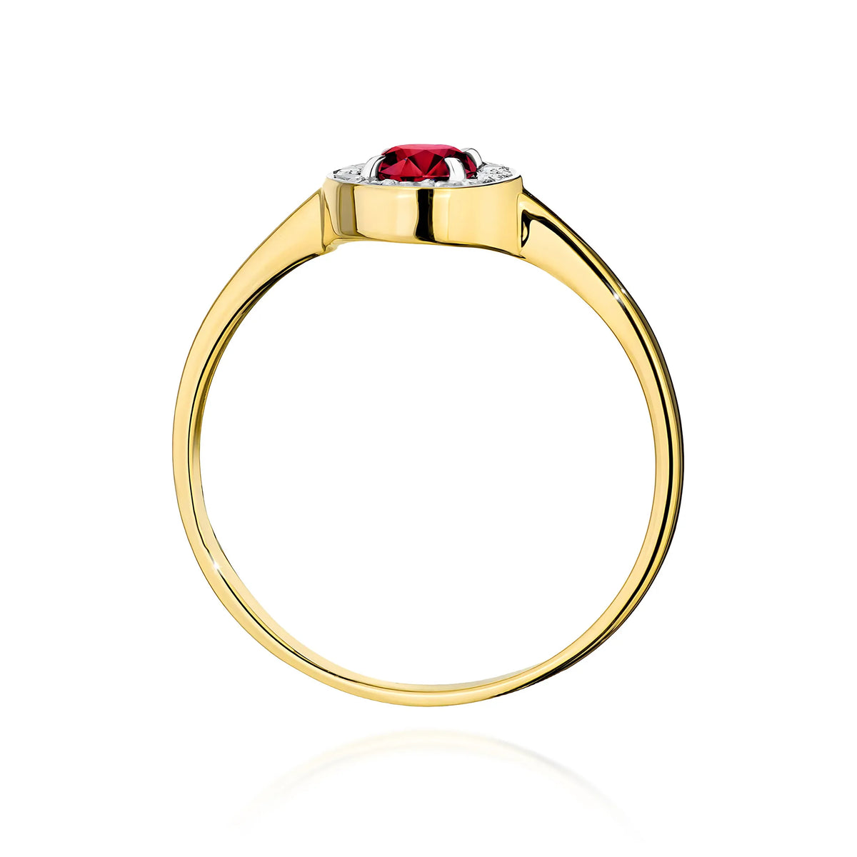 zlatý prsten s 0,30ct rubínem a 0,103ct diamanty w0616-rur-01