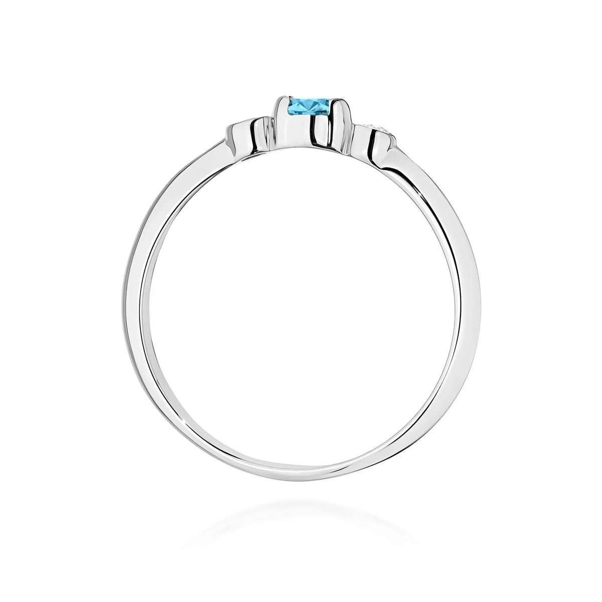 zlatý prsten s topazem 0,15 ct a diamanty 0,06 ct w0620-tob-01
