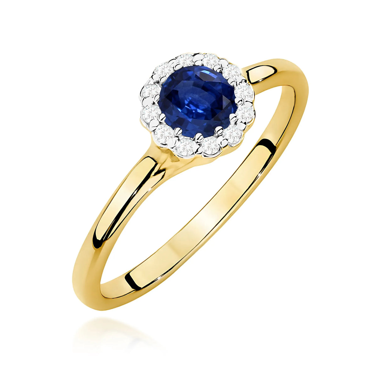 zlatý prsten s 0,50ct safírem a 0,103ct diamanty w0622-sab-01