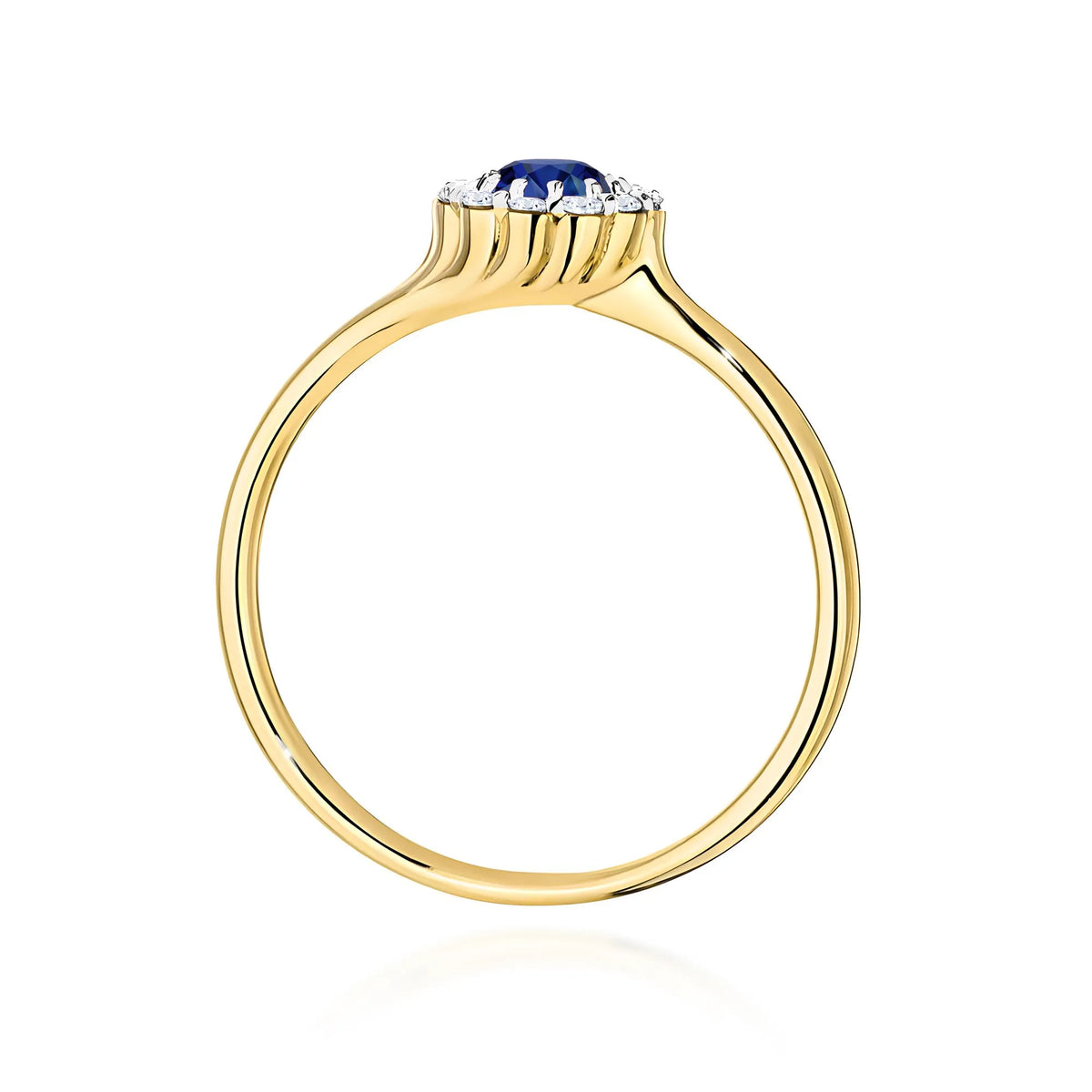 zlatý prsten s 0,50ct safírem a 0,103ct diamanty w0622-sab-01