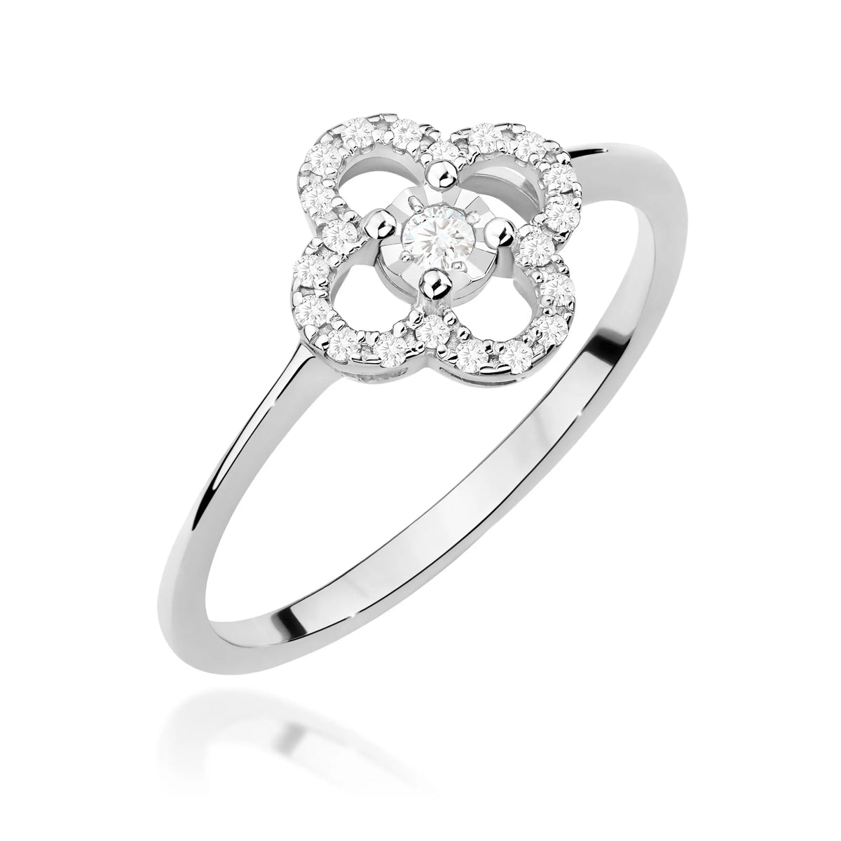 zlatý prsten s diamanty 0,03 ct a 0,10 ct w0627-diw-01