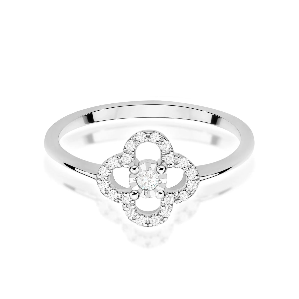 zlatý prsten s diamanty 0,03 ct a 0,10 ct w0627-diw-01