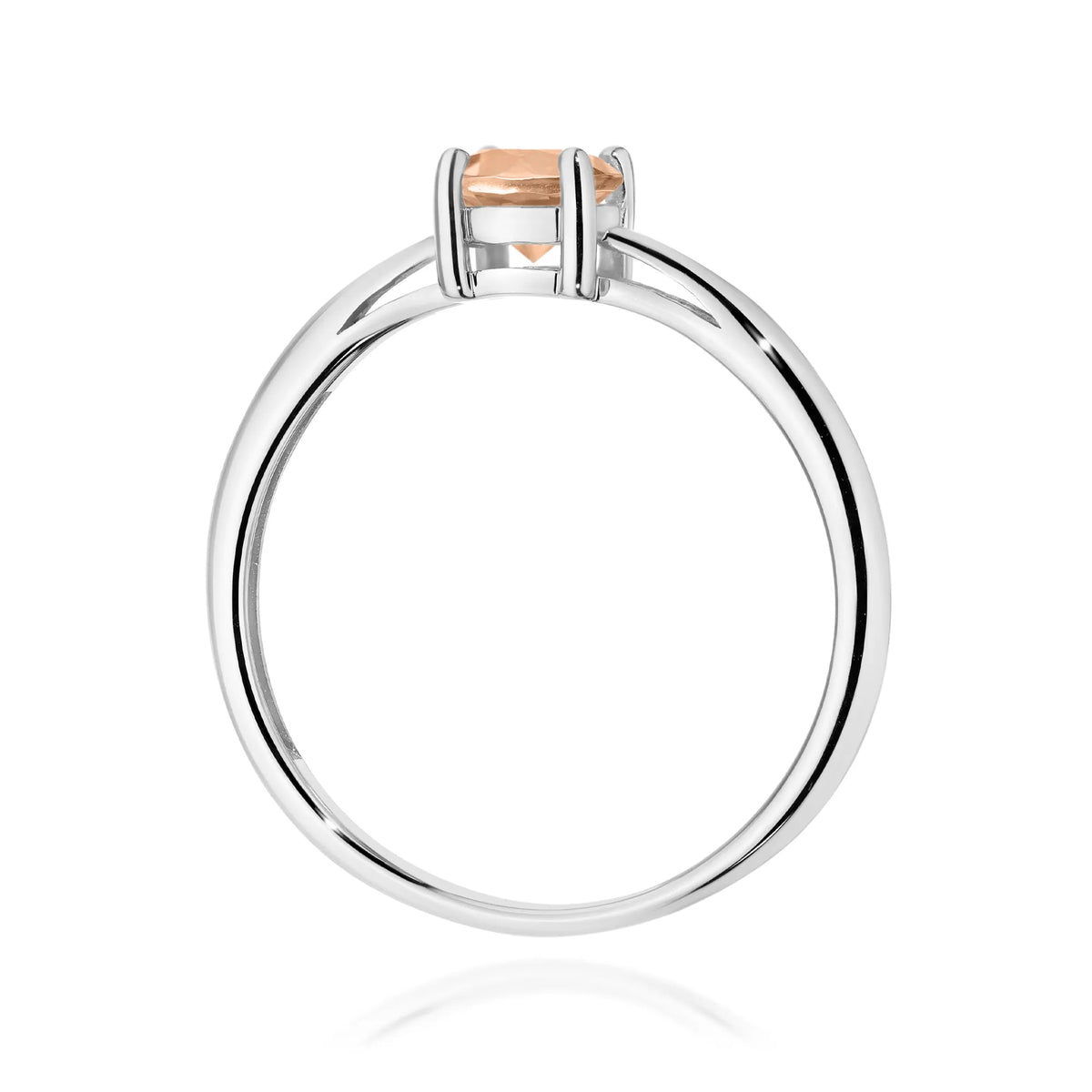 zlatý prsten s morganitem 0,40 ct w0656-mop-01