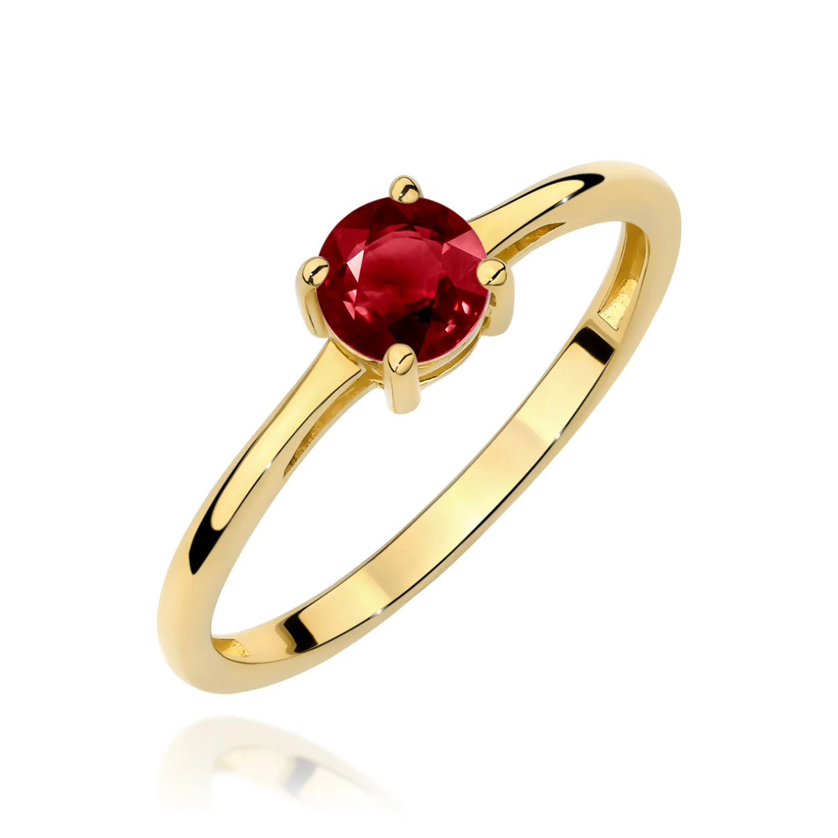 zlatý prsten s 0,60ct granátem w0656-gar-01
