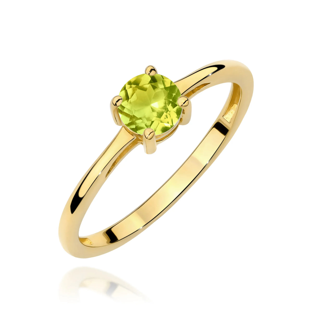 zlatý prsten s 0,60 ct olivínem w0656-peg-01