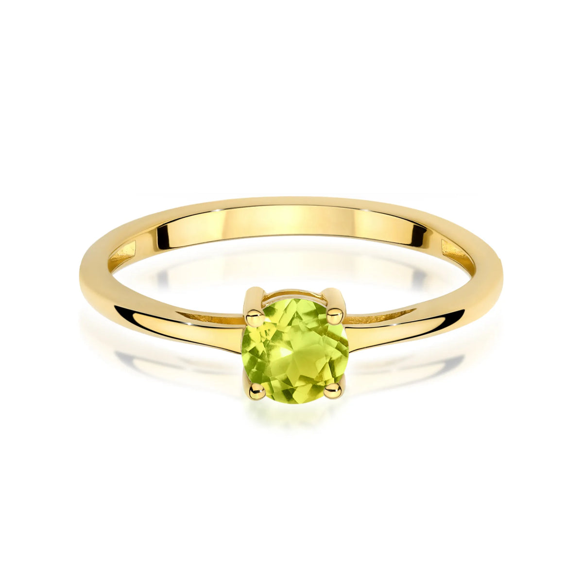 zlatý prsten s 0,60 ct olivínem w0656-peg-01