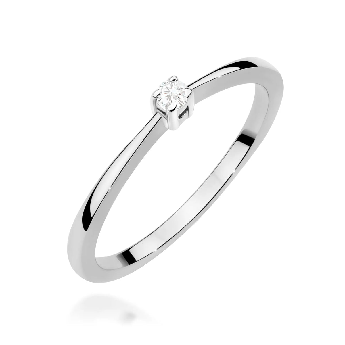 zlatý prsten s diamantem 0,05 ct w0670-diw-01