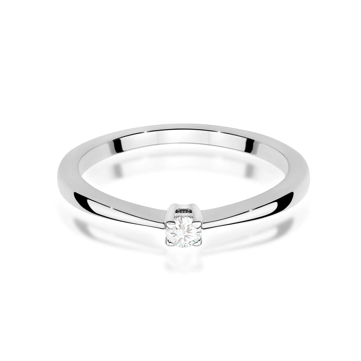 zlatý prsten s diamantem 0,05 ct w0670-diw-01