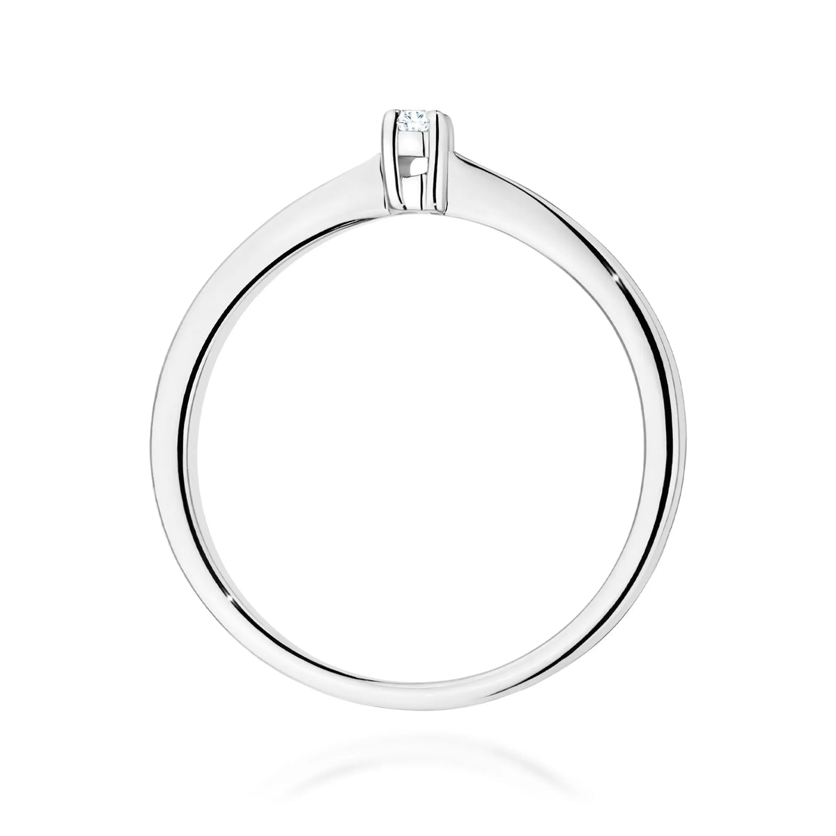 zlatý prsten s diamantem 0,05 ct w0670-diw-01