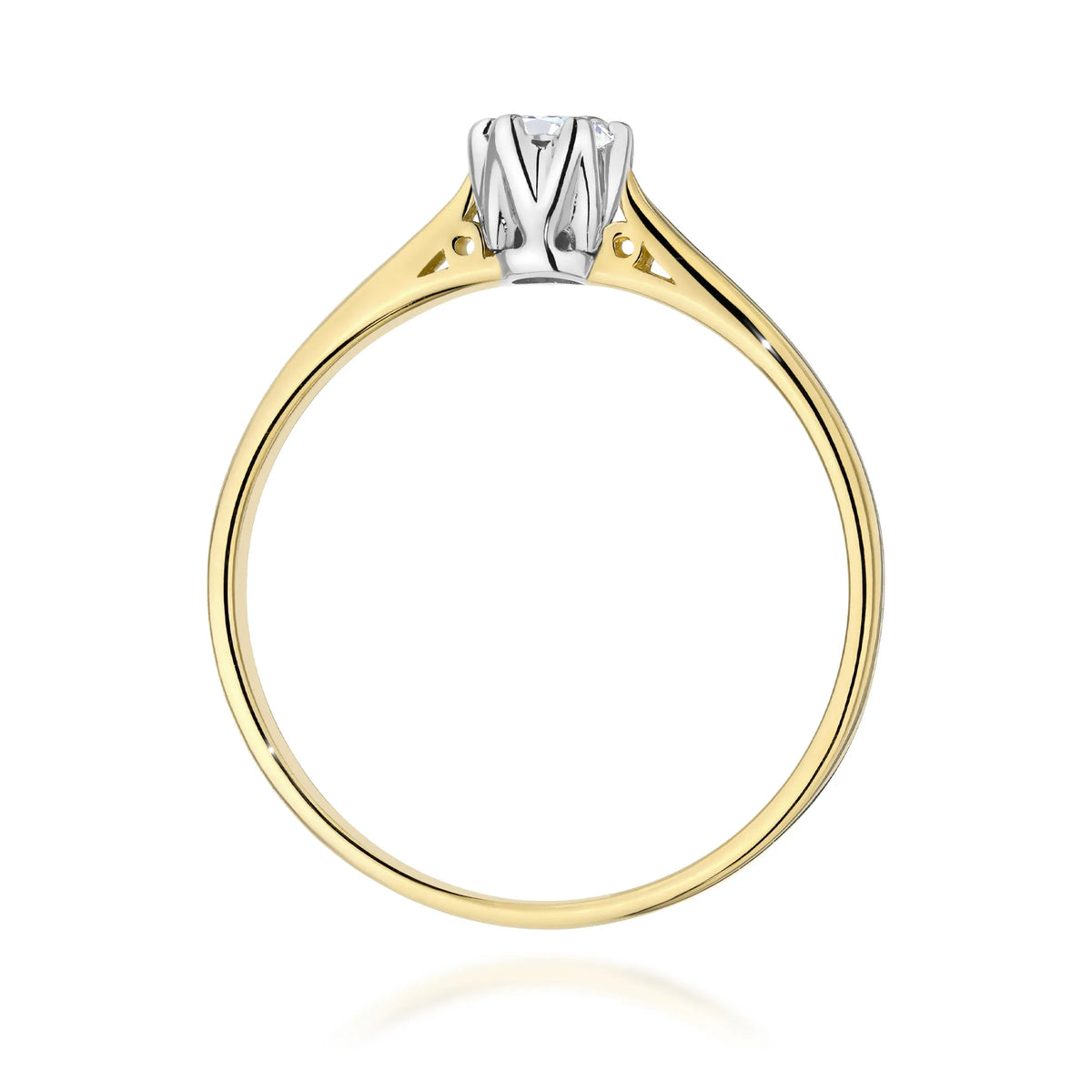zlatý prsten s diamantem 0,18 ct w0672-diw-02