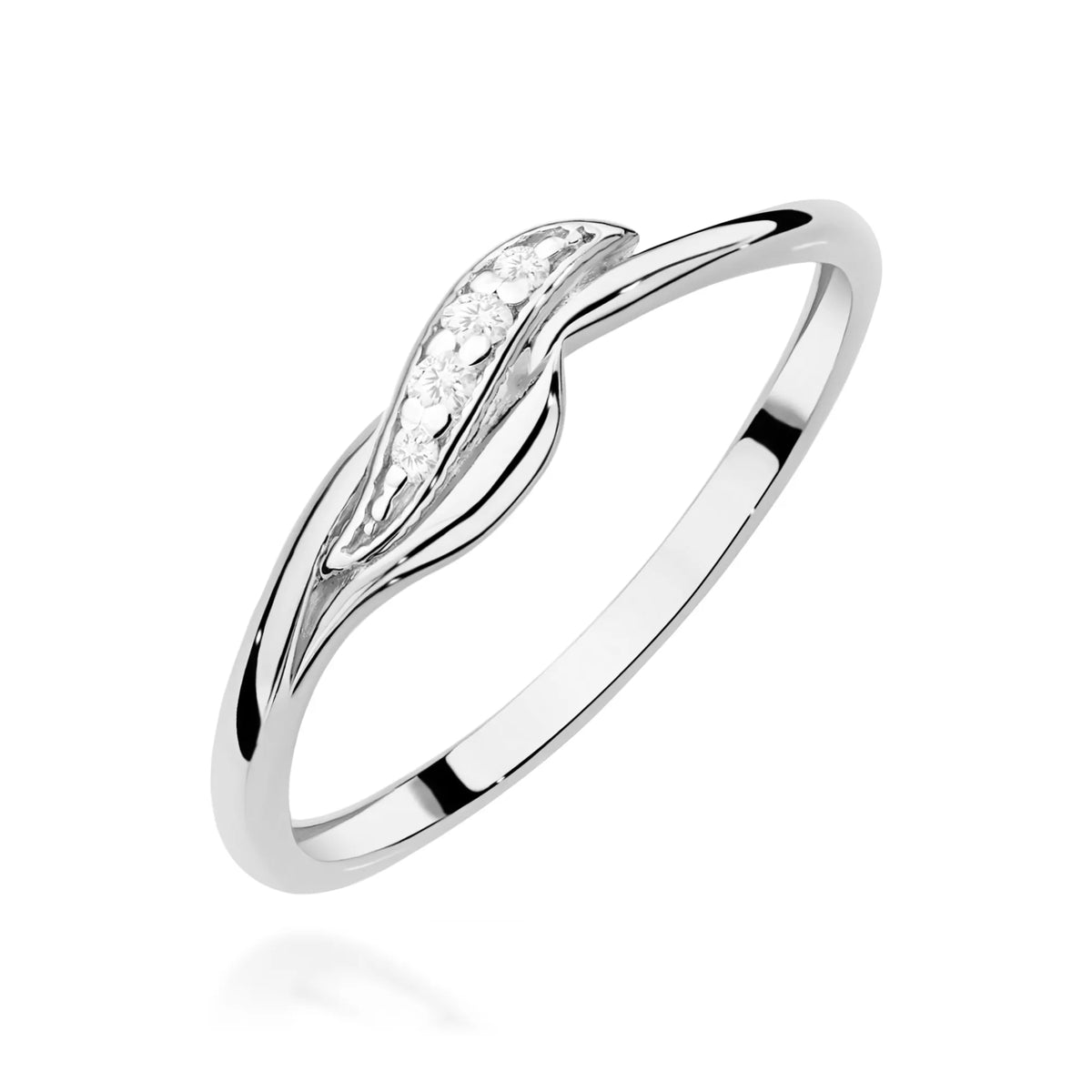 zlatý prsten s diamanty 0,05 ct w0673-diw-01