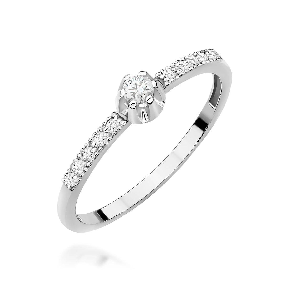 zlatý prsten s diamanty 0,08 ct a 0,09 ct w0680-diw-01