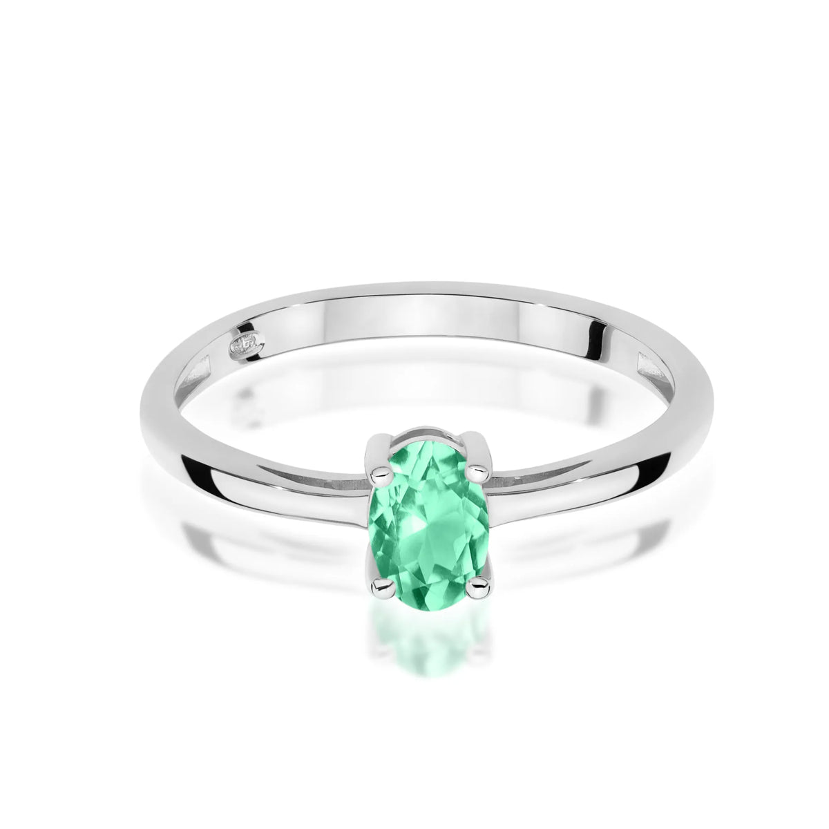 zlatý prsten s 0,40ct smaragdem w0685-emg-01