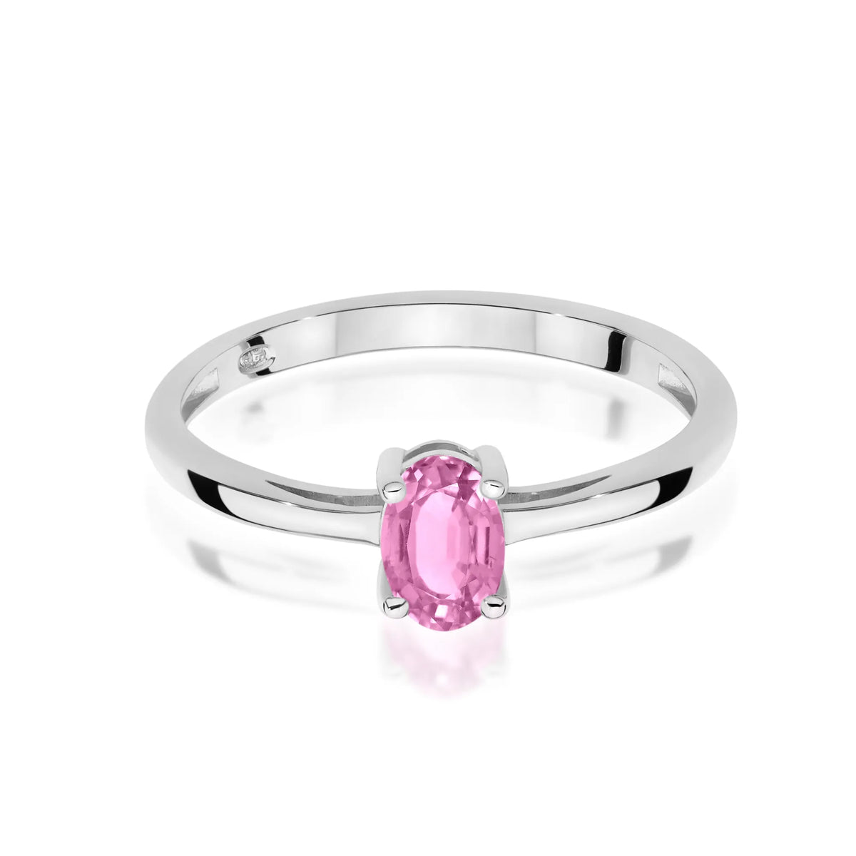 zlatý prsten s růžovým safírem 0,45 ct w0685-sap-01