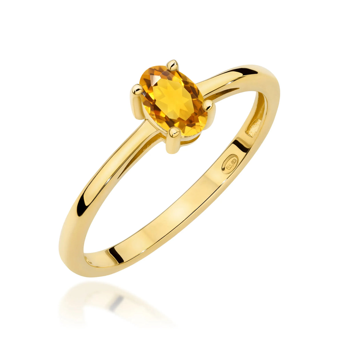 zlatý prsten s 0,60ct citrínem w0685-ciy-01