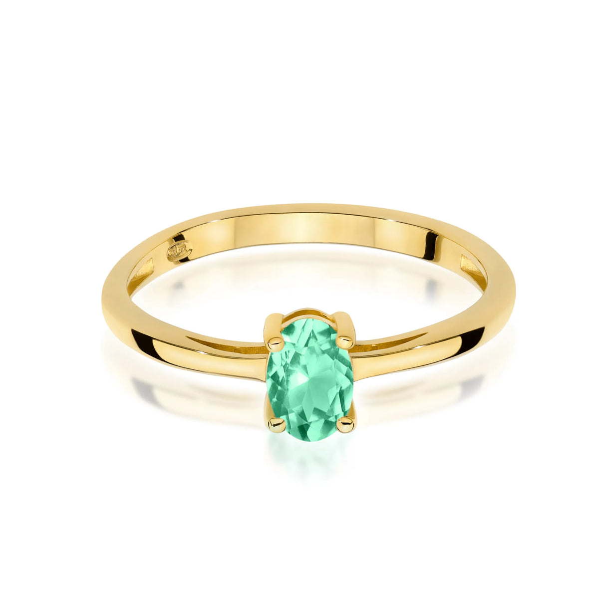 zlatý prsten s 0,40ct smaragdem w0685-emg-01