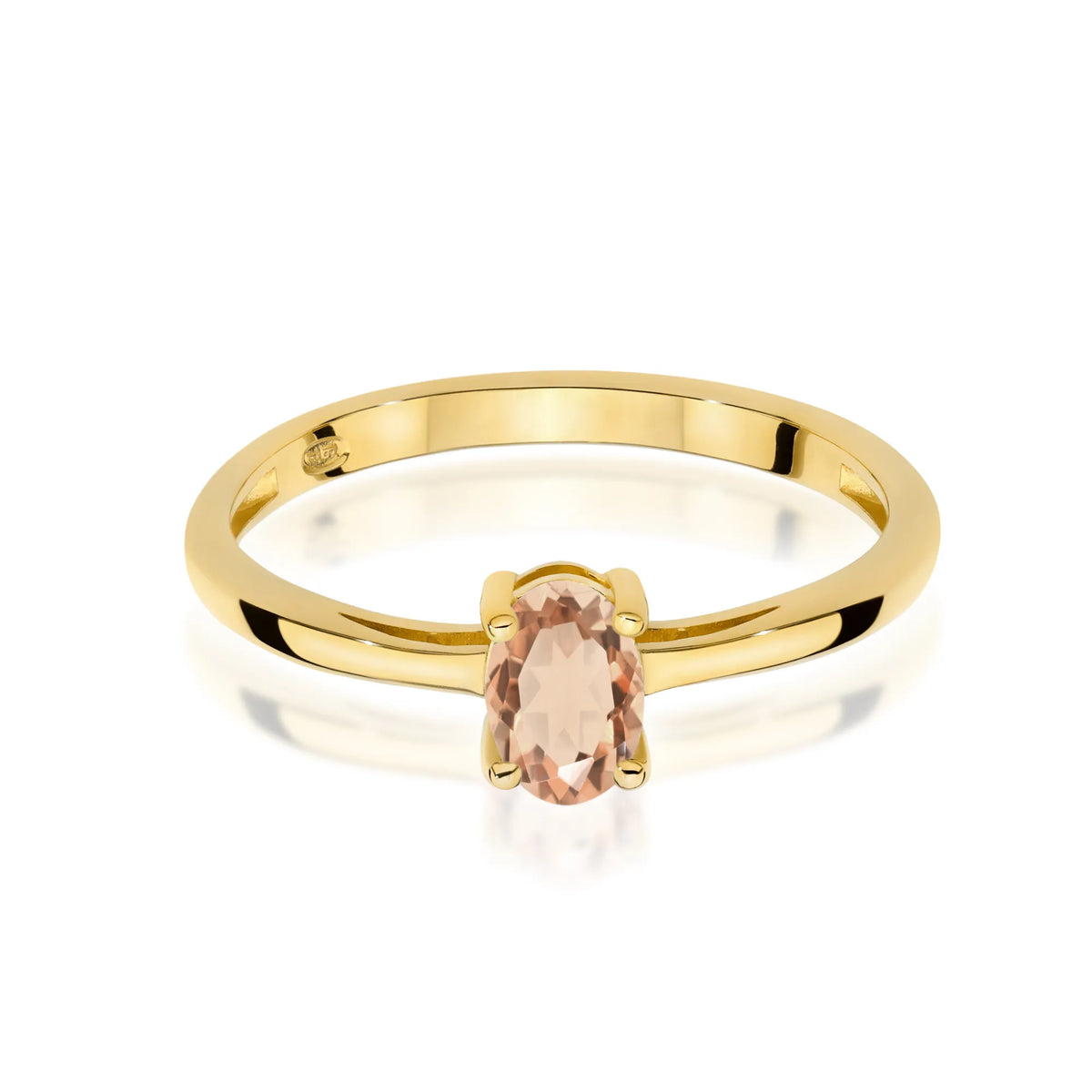 zlatý prsten s 0,40ct morganitem w0685-mop-01