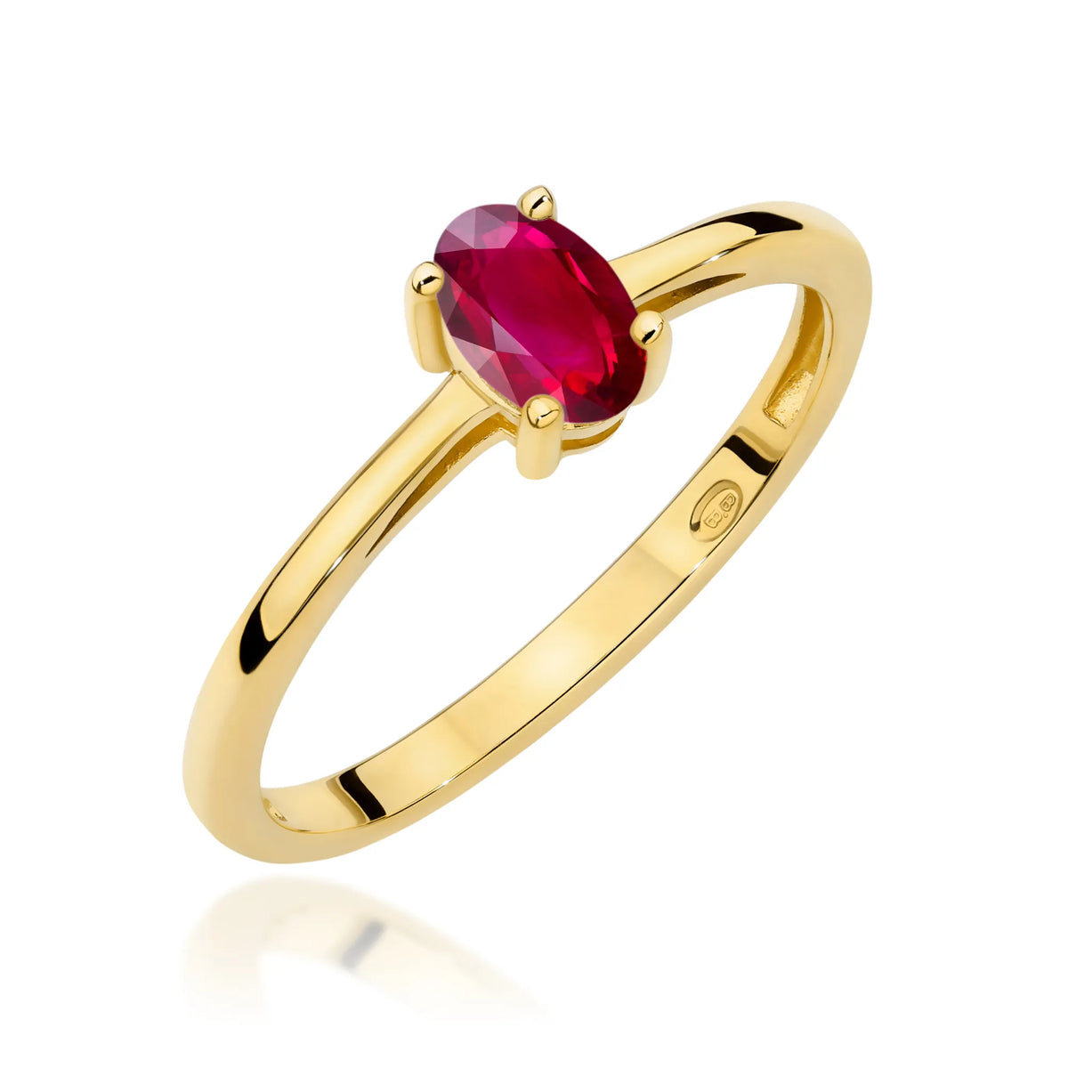 zlatý prsten s 0,60ct rubínem w0685-rur-01