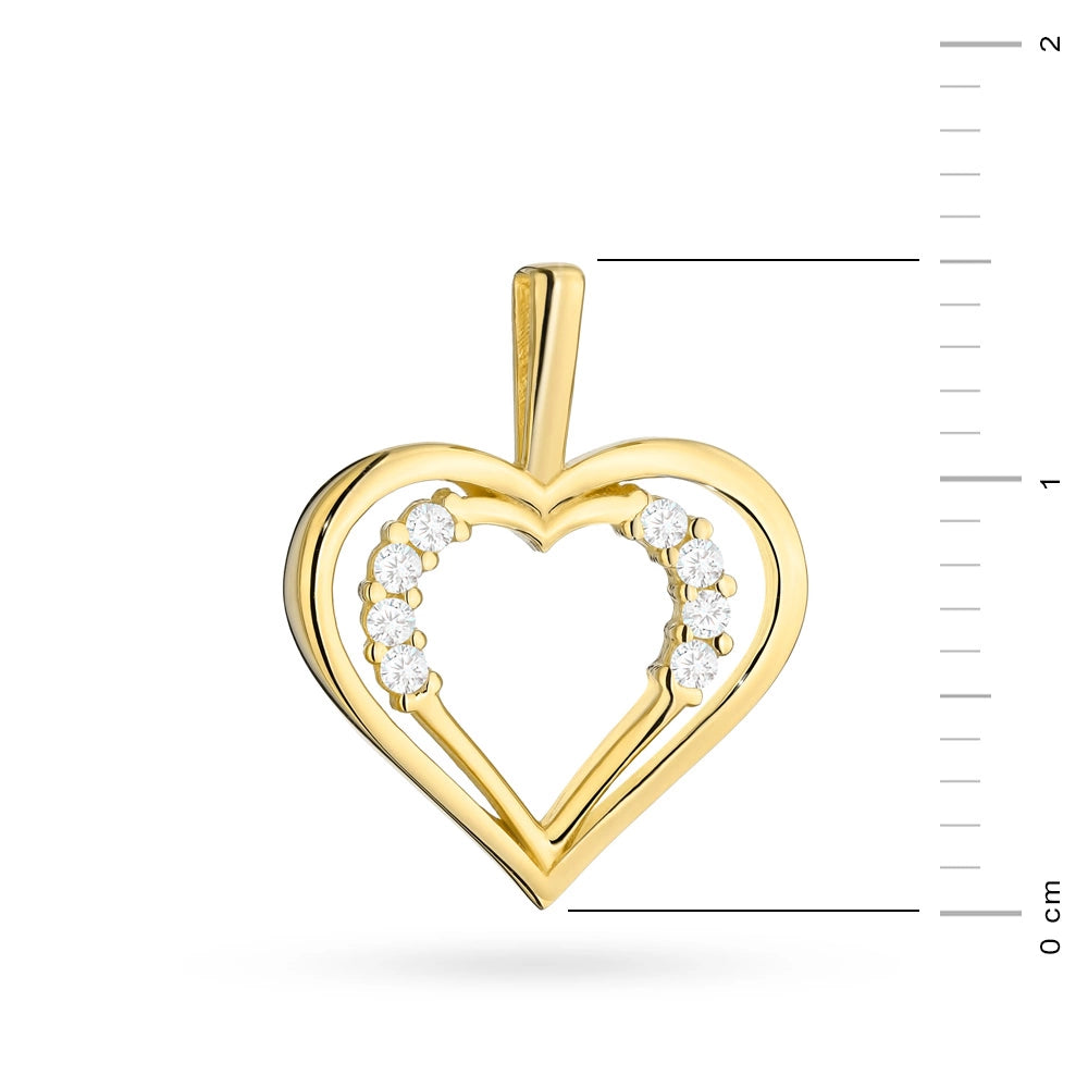 zlatý přívěsek kapka s květinami z gw 277 585