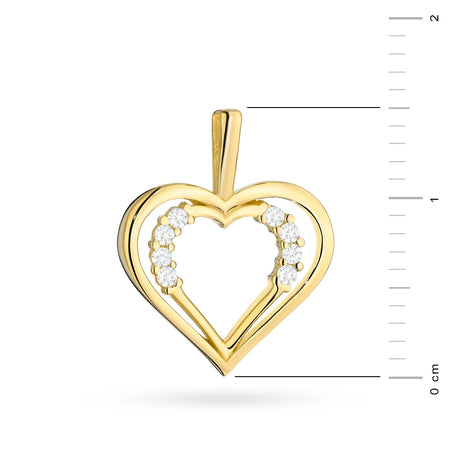 zlatý přívěsek kapka s květinami z gw 277 585