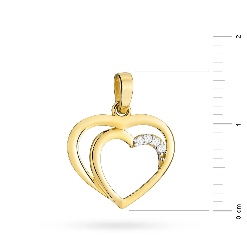 14K gold pendant is a timeless expression of elegance. Perfect gift for mother, sister, wife or daughter