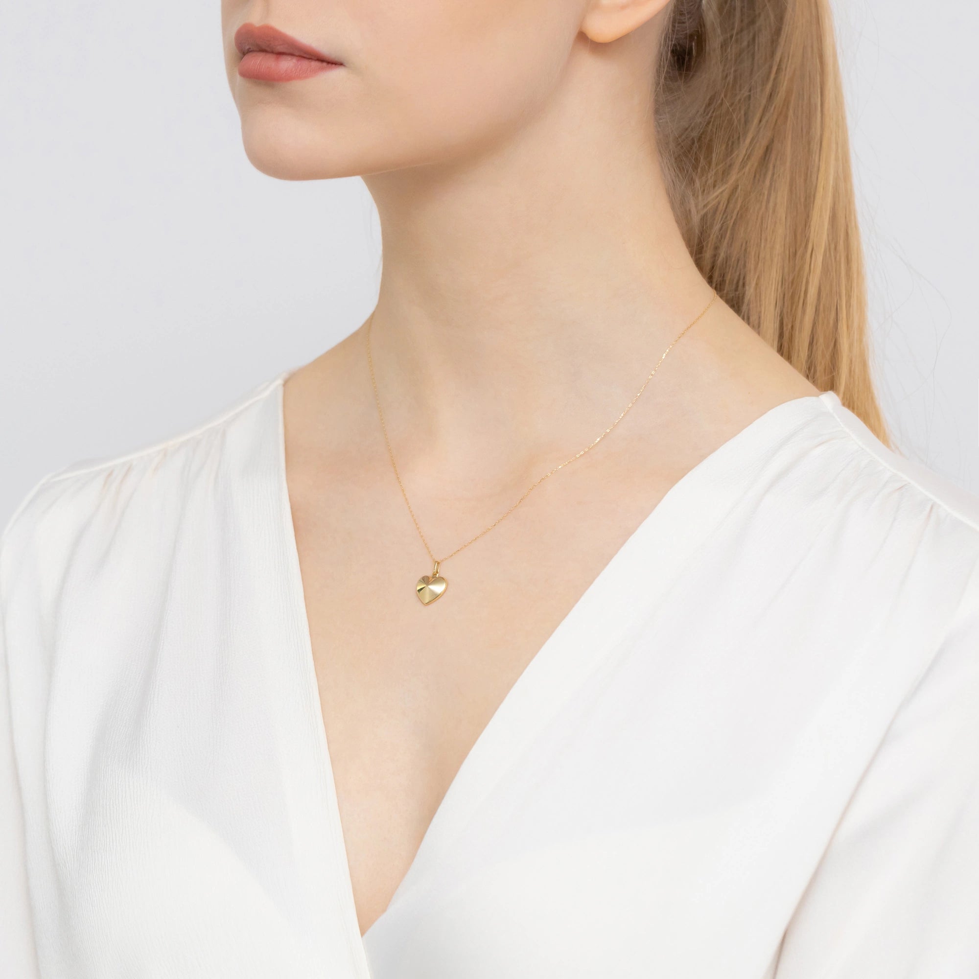 zlatý přívěsek srdce životní linie z GW 362 585