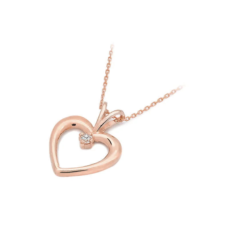 zlatý přívěsek s diamantem 0,04 ct z0009-diw-01