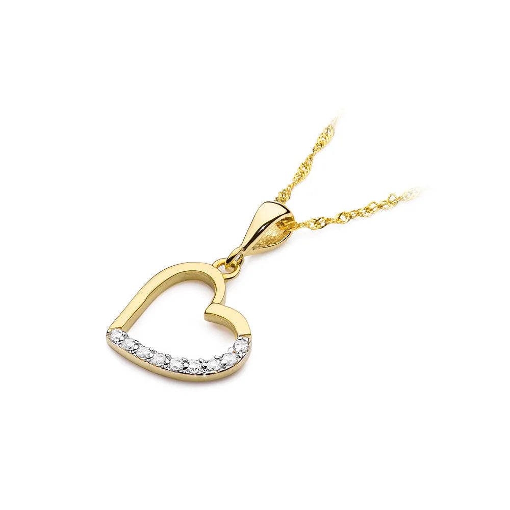zlatý přívěsek s diamanty 0,131 ct z0018-diw-01