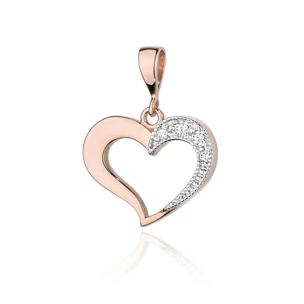 zlatý přívěsek s diamanty 0,064 ct z0023 diw 01